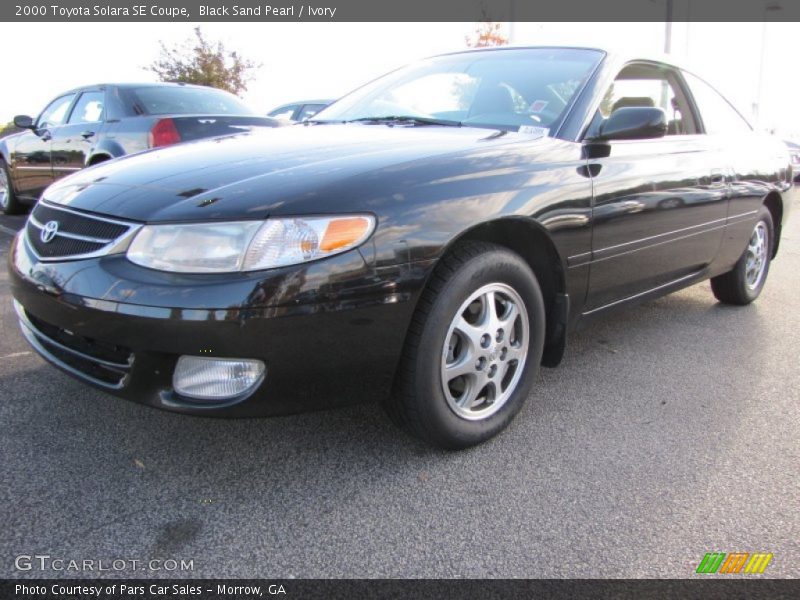 Black Sand Pearl / Ivory 2000 Toyota Solara SE Coupe