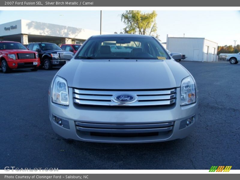 Silver Birch Metallic / Camel 2007 Ford Fusion SEL