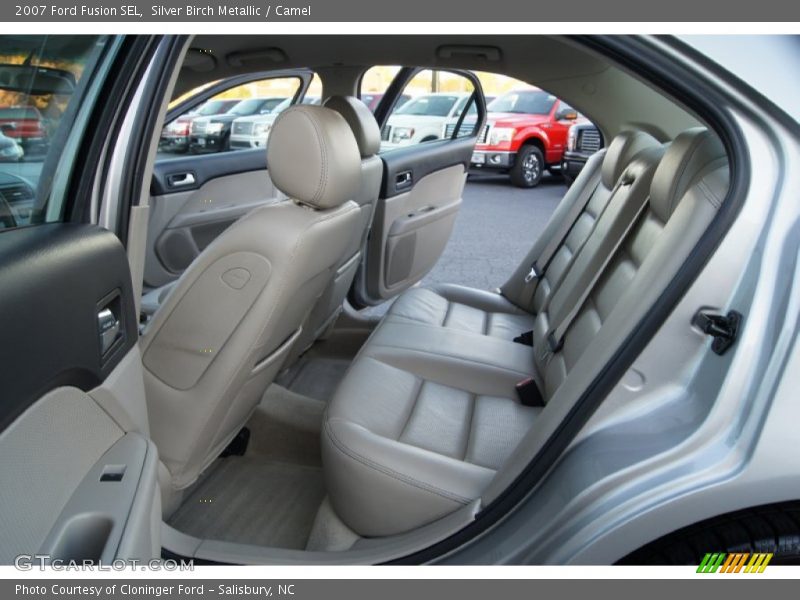 Silver Birch Metallic / Camel 2007 Ford Fusion SEL