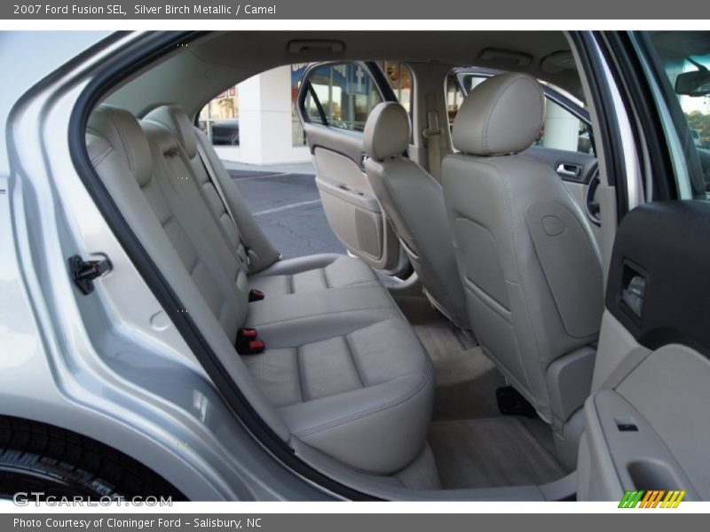 Silver Birch Metallic / Camel 2007 Ford Fusion SEL