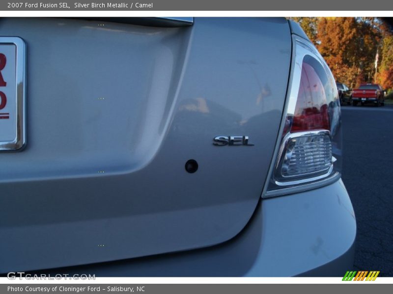 Silver Birch Metallic / Camel 2007 Ford Fusion SEL
