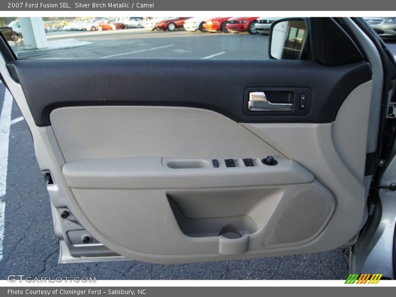 Silver Birch Metallic / Camel 2007 Ford Fusion SEL