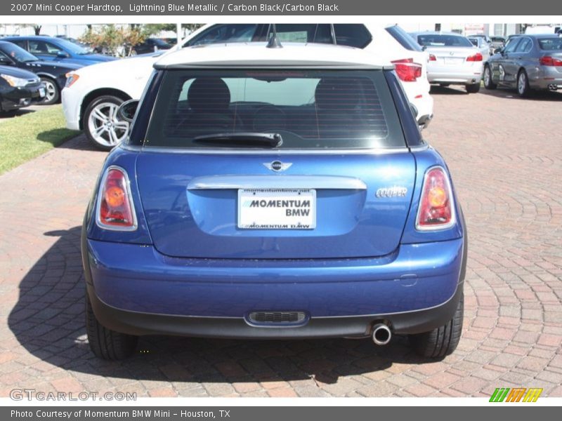 Lightning Blue Metallic / Carbon Black/Carbon Black 2007 Mini Cooper Hardtop