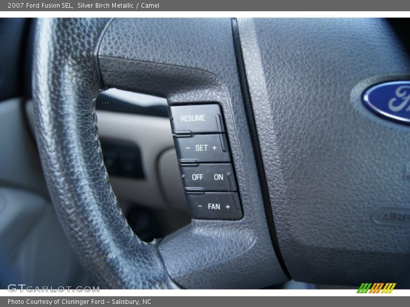 Silver Birch Metallic / Camel 2007 Ford Fusion SEL