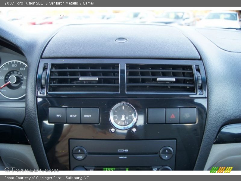 Silver Birch Metallic / Camel 2007 Ford Fusion SEL