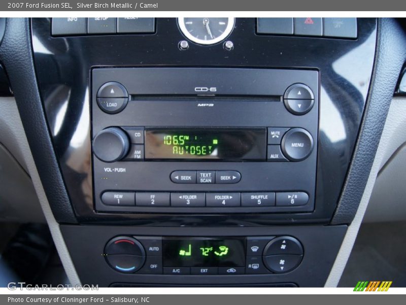 Audio System of 2007 Fusion SEL