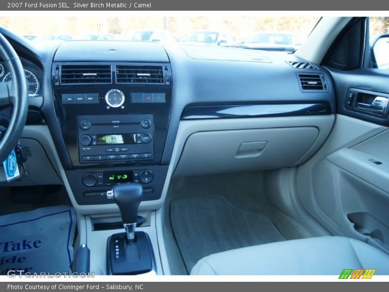 Silver Birch Metallic / Camel 2007 Ford Fusion SEL