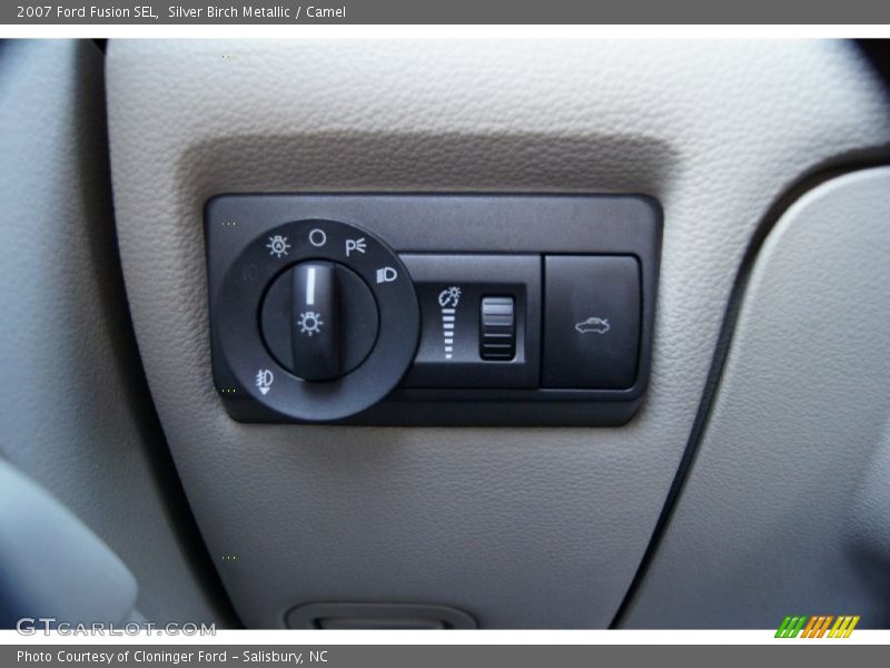 Silver Birch Metallic / Camel 2007 Ford Fusion SEL