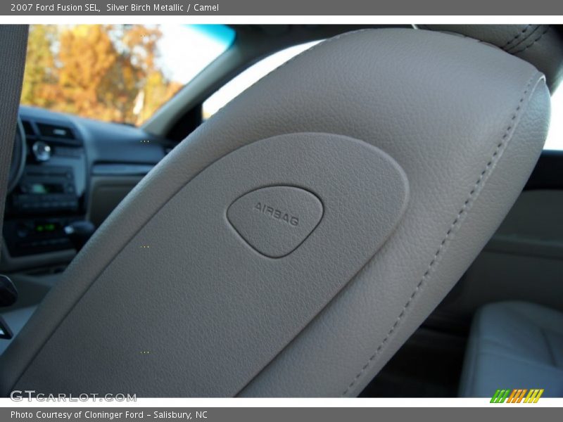 Silver Birch Metallic / Camel 2007 Ford Fusion SEL