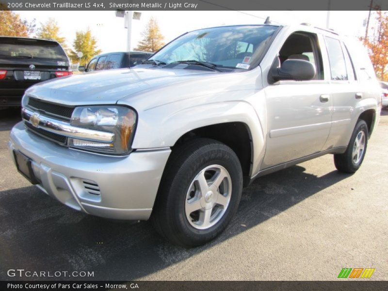 Silverstone Metallic / Light Gray 2006 Chevrolet TrailBlazer LS 4x4