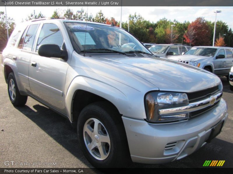 Silverstone Metallic / Light Gray 2006 Chevrolet TrailBlazer LS 4x4