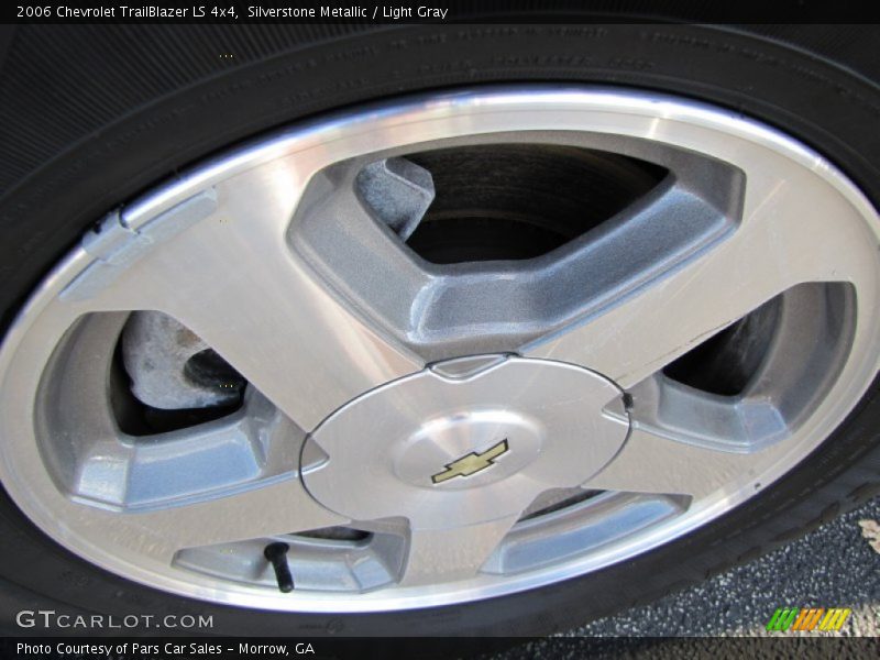 Silverstone Metallic / Light Gray 2006 Chevrolet TrailBlazer LS 4x4