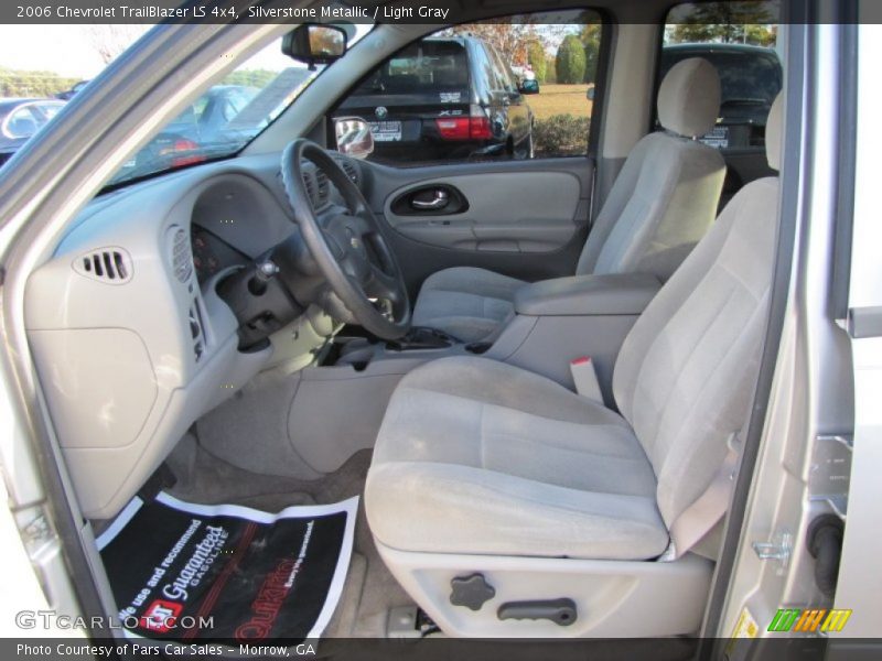 Silverstone Metallic / Light Gray 2006 Chevrolet TrailBlazer LS 4x4