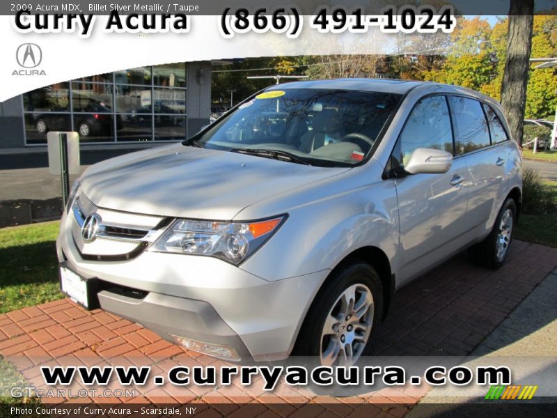 Billet Silver Metallic / Taupe 2009 Acura MDX