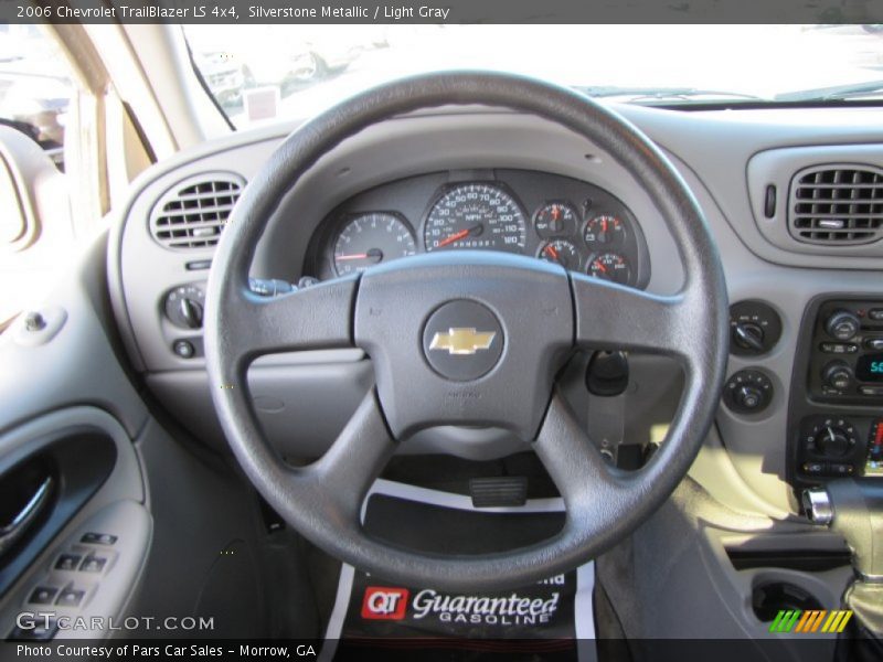 Silverstone Metallic / Light Gray 2006 Chevrolet TrailBlazer LS 4x4