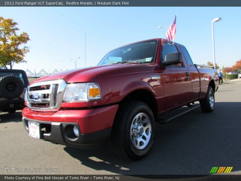 Redfire Metallic / Medium Dark Flint 2011 Ford Ranger XLT SuperCab