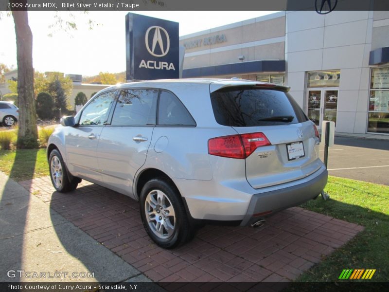 Billet Silver Metallic / Taupe 2009 Acura MDX