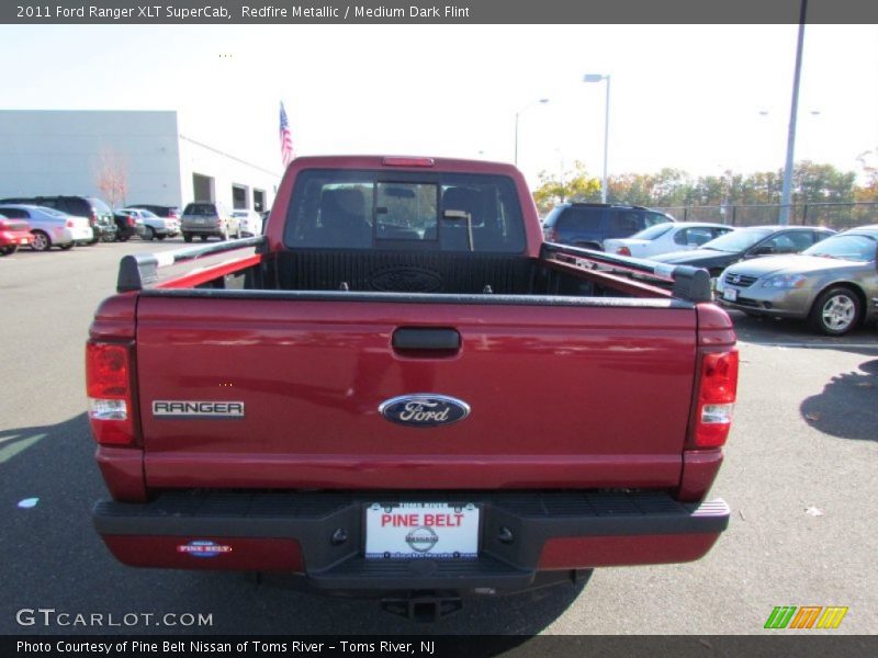 Redfire Metallic / Medium Dark Flint 2011 Ford Ranger XLT SuperCab