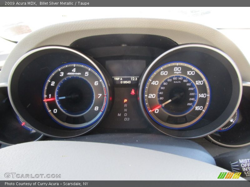 Billet Silver Metallic / Taupe 2009 Acura MDX