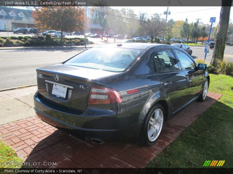 Carbon Gray Pearl / Taupe 2007 Acura TL 3.2