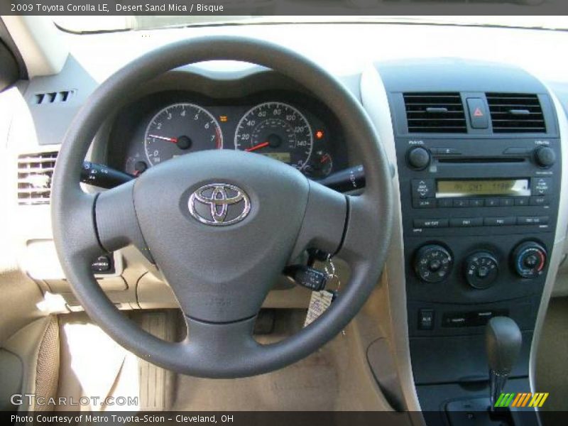 Desert Sand Mica / Bisque 2009 Toyota Corolla LE