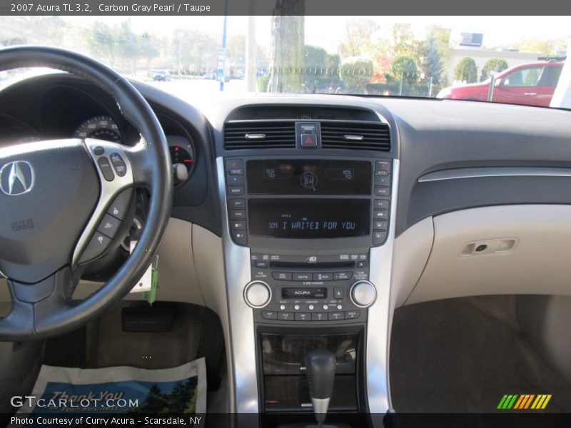 Carbon Gray Pearl / Taupe 2007 Acura TL 3.2