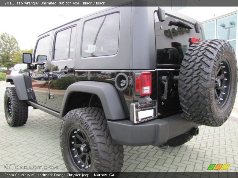 Black / Black 2011 Jeep Wrangler Unlimited Rubicon 4x4