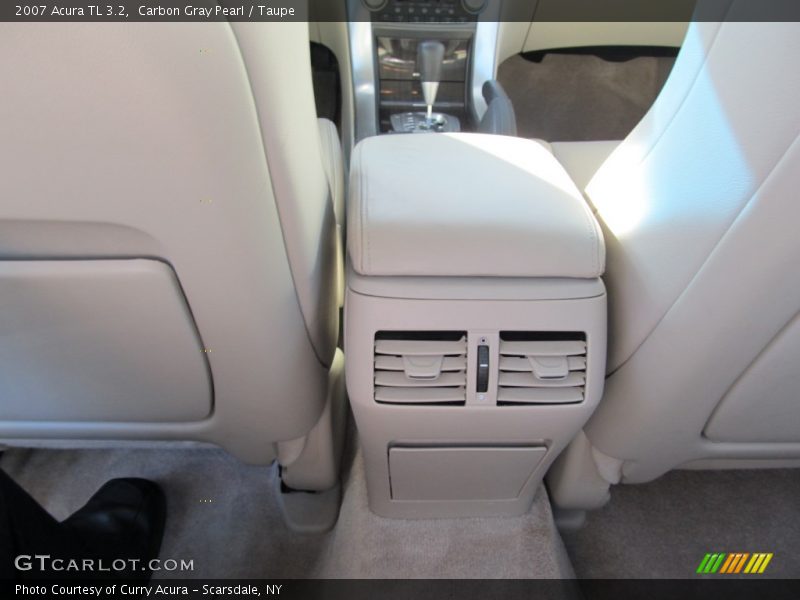 Carbon Gray Pearl / Taupe 2007 Acura TL 3.2