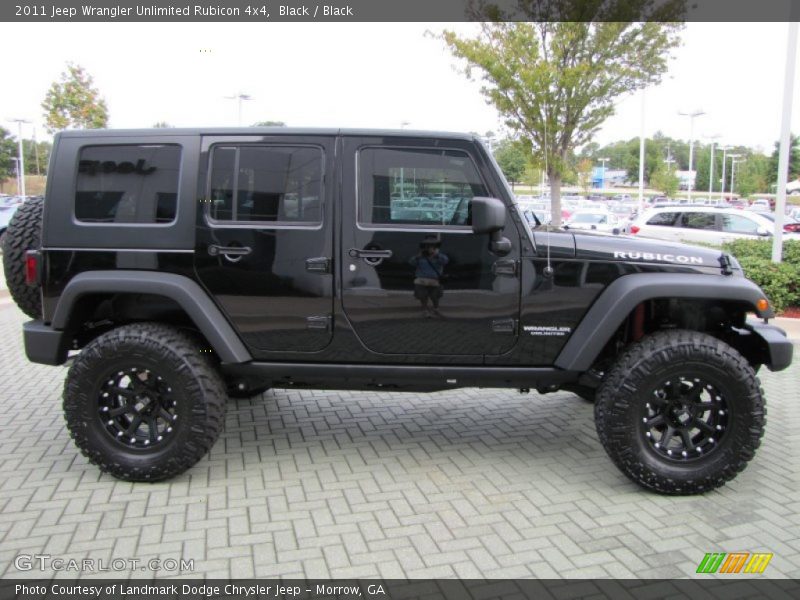 Black / Black 2011 Jeep Wrangler Unlimited Rubicon 4x4