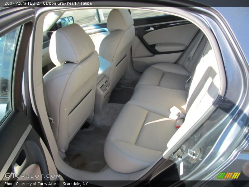 Carbon Gray Pearl / Taupe 2007 Acura TL 3.2