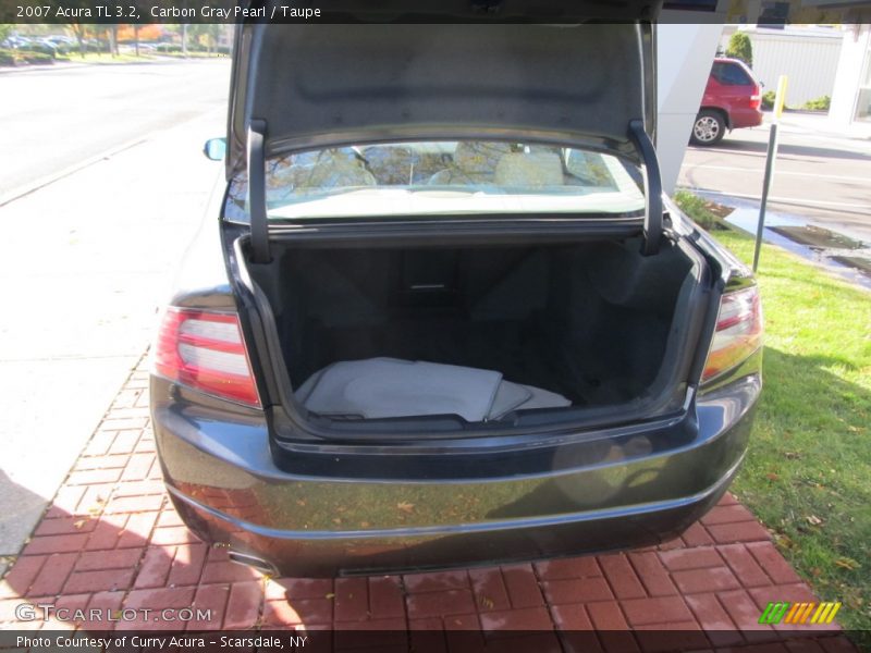 Carbon Gray Pearl / Taupe 2007 Acura TL 3.2
