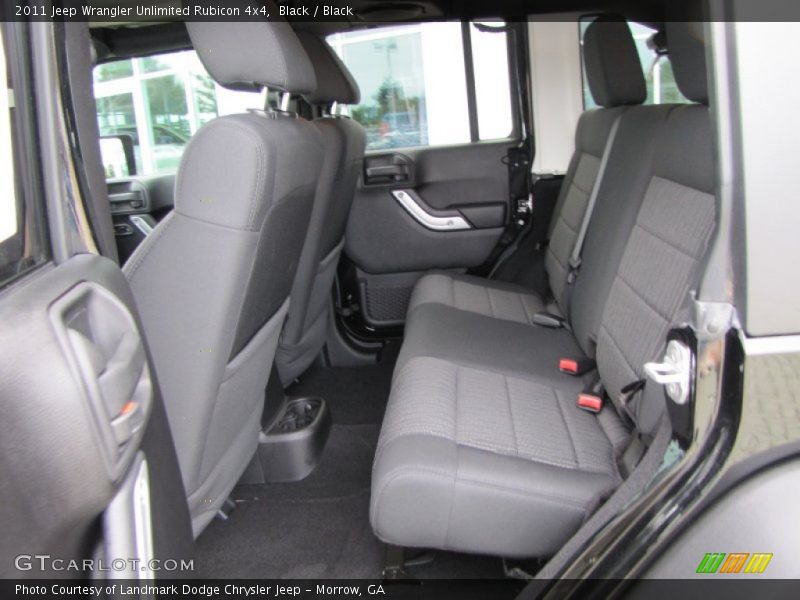  2011 Wrangler Unlimited Rubicon 4x4 Black Interior