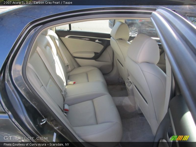 Carbon Gray Pearl / Taupe 2007 Acura TL 3.2