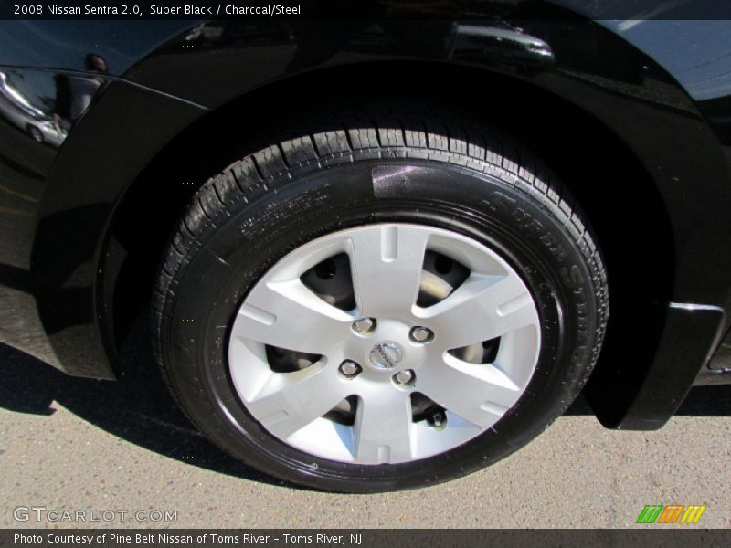 Super Black / Charcoal/Steel 2008 Nissan Sentra 2.0