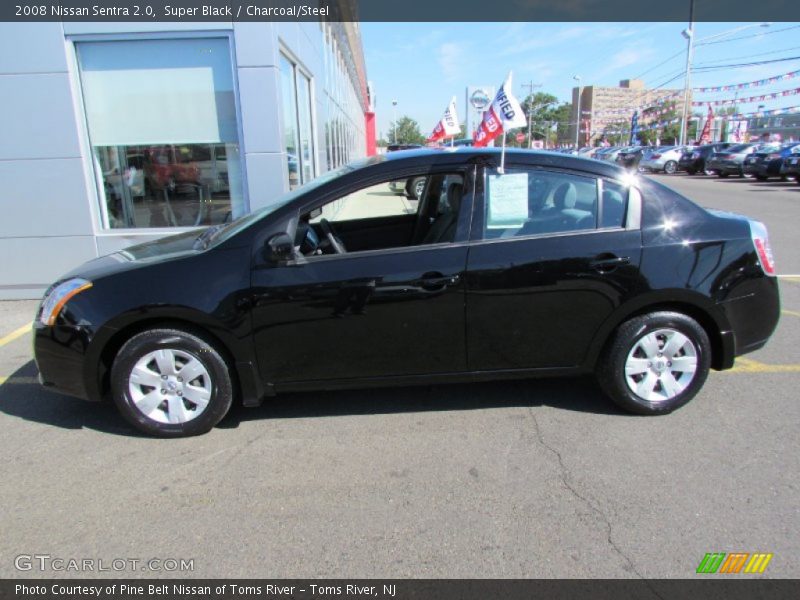 Super Black / Charcoal/Steel 2008 Nissan Sentra 2.0