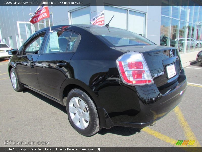 Super Black / Charcoal/Steel 2008 Nissan Sentra 2.0