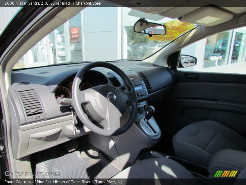 Super Black / Charcoal/Steel 2008 Nissan Sentra 2.0