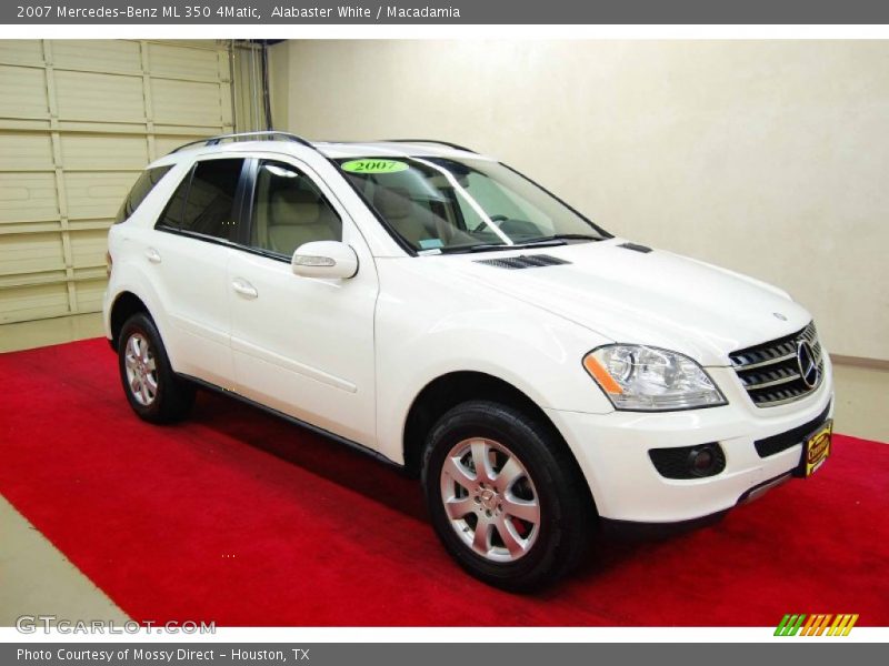 Alabaster White / Macadamia 2007 Mercedes-Benz ML 350 4Matic