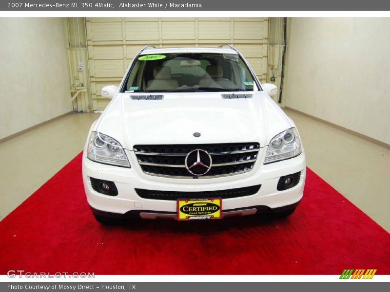 Alabaster White / Macadamia 2007 Mercedes-Benz ML 350 4Matic