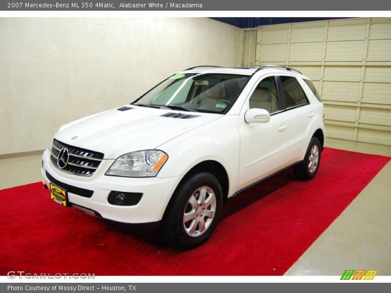 Alabaster White / Macadamia 2007 Mercedes-Benz ML 350 4Matic