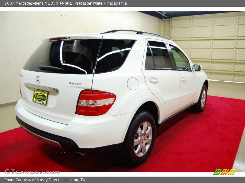 Alabaster White / Macadamia 2007 Mercedes-Benz ML 350 4Matic
