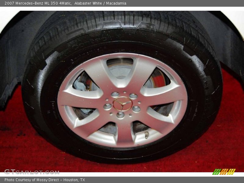 Alabaster White / Macadamia 2007 Mercedes-Benz ML 350 4Matic