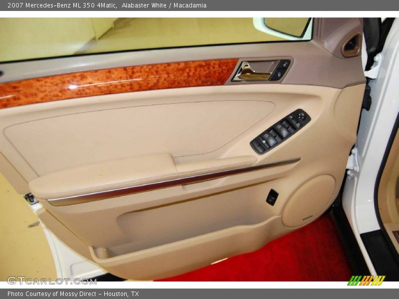 Alabaster White / Macadamia 2007 Mercedes-Benz ML 350 4Matic