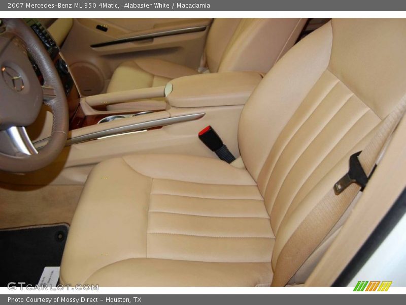 Alabaster White / Macadamia 2007 Mercedes-Benz ML 350 4Matic