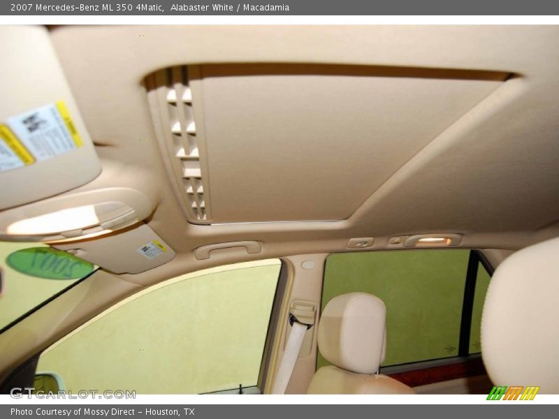 Alabaster White / Macadamia 2007 Mercedes-Benz ML 350 4Matic