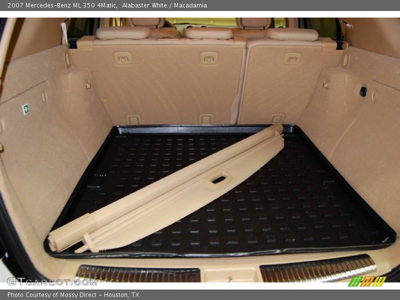 Alabaster White / Macadamia 2007 Mercedes-Benz ML 350 4Matic