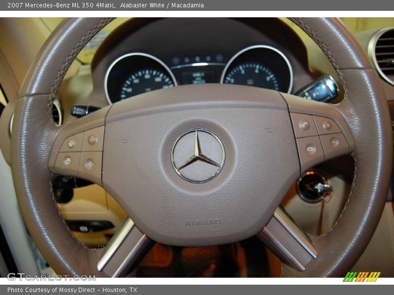 Alabaster White / Macadamia 2007 Mercedes-Benz ML 350 4Matic