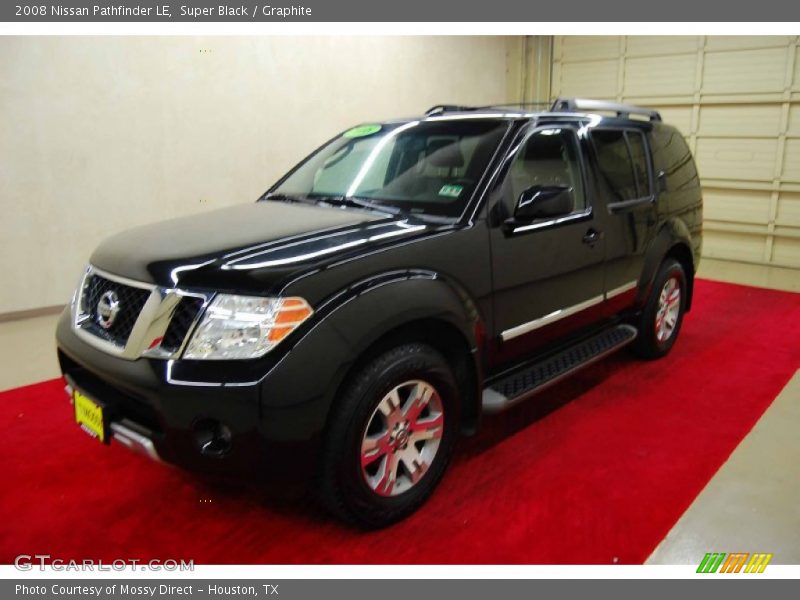 Super Black / Graphite 2008 Nissan Pathfinder LE