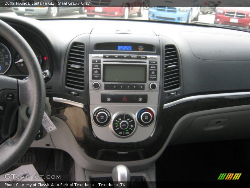Steel Gray / Gray 2009 Hyundai Santa Fe GLS