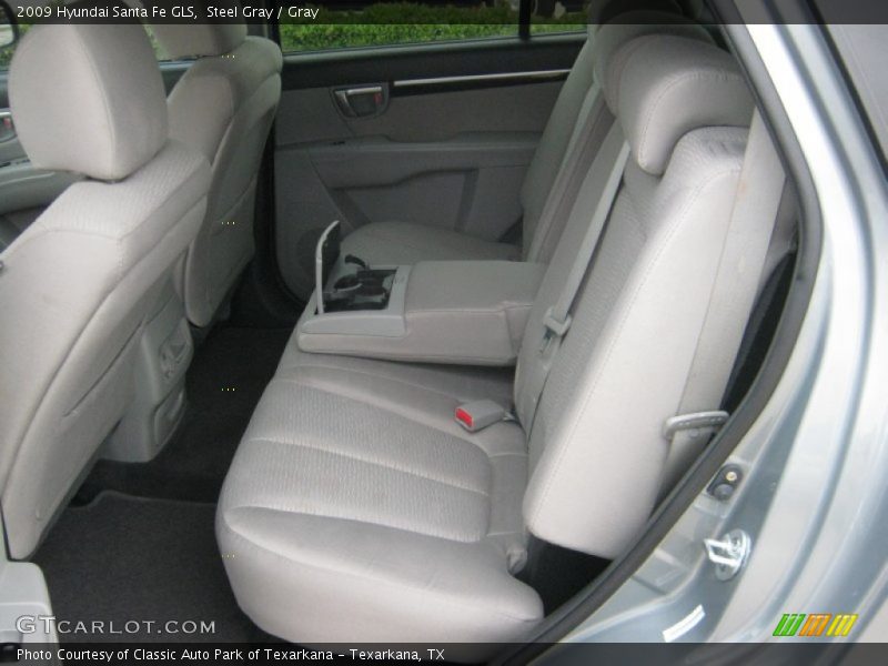 Steel Gray / Gray 2009 Hyundai Santa Fe GLS